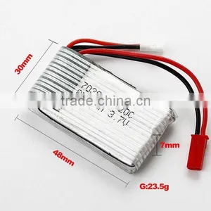 703048 850mAh 3.7V 20C Li-polymer Battery Universal for Mini RC Helicopter thumbnail-4