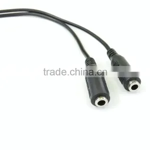 Factory Price Audio 1 Male to 2 Female RCA Spliter for Mobilephone/computer/game Player thumbnail-3