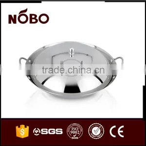 High Quality Chinese Wok With Stainless Steel Lid thumbnail-3