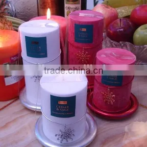 Party Candle, Snowflake Candle, Pillar Candle thumbnail-2