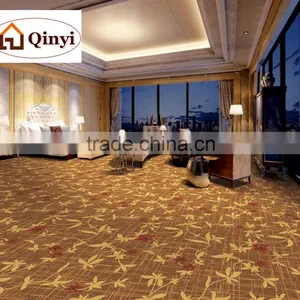 High Quality Luxury Warmth Polyester Yarn Printing Hotel Hall Corridor Carpet Customize Pattern Star Carpet thumbnail-2