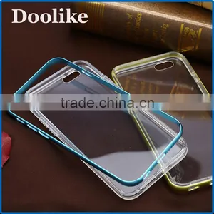 For IPhone 6S / IPhone 6S Plus Fashion 2 in 1 360 Degree Full Protective Crystal Tpu Case thumbnail-2