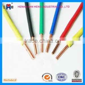 600V Single Core Cu/pvc 600v Insulated Pvc Copper Strand TW THW Cable Wire thumbnail-4