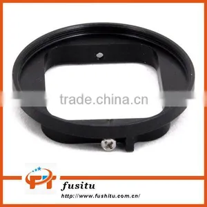 Shackle Black 58mm Aluminum Alloy UV Lens Filter Ring Adapter For GoPro Hero 3/3+ thumbnail-2