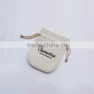 Round Bottom Drawstring Bag With Logo/VELVET Bag Drawstring thumbnail-5