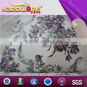 Flower Designs Fabric Painting With Stainless Steel Butterfly Shape Chair Frame thumbnail-4
