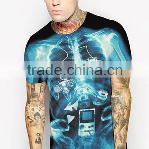 Fancy Oversized Gym T-shirt Wholesale Men 3d T-shirt thumbnail-2