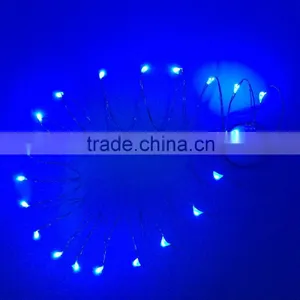 Button Battery Operated Fairy Copper Wire Led String Lights for Wedding Decoration Wholesale thumbnail-1