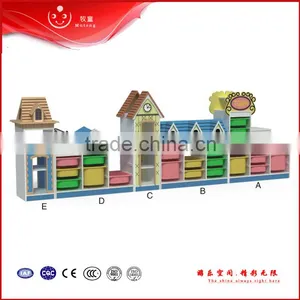 Kindergarten Plastic Toys Wall Unit Indoor Furniture thumbnail-1