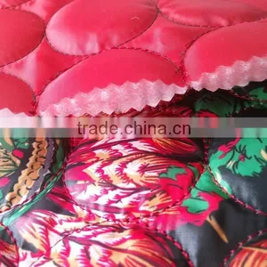 Printed Waterproof Winter Thermal Double-faced Quilting Fabric for Women's Down Jacket thumbnail-5