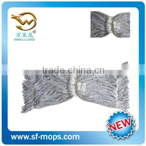 High Quality Blue&white Blend Yarn Strong Water Absorption Easy Life 360 Rotating Spin Magic Mop thumbnail-3