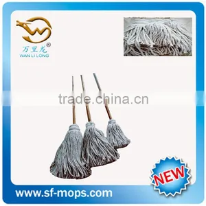Wooden Handle Cheap Mop thumbnail-1