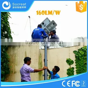 CE,RoHS Certification and Aluminum Alloy Lamp Body Material Trade Assurance Solar Led Street Lights With 50w 65w Solar Panel thumbnail-4