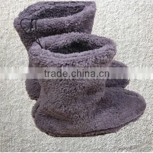 Winter High Cotton at Home Indoor Shoes Warm Thermal Boots Flock Slippers thumbnail-1
