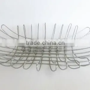 Grid Fruit Bowl, Chrome thumbnail-1