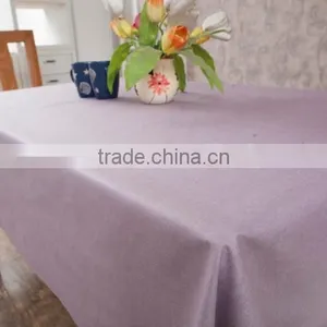 Purple Satin Rosette Table Cloth/table Cover Tablecloth/purple Flocking Damask Overlay thumbnail-5