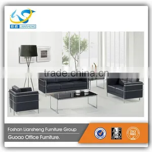 Fancy Wooden Frame Steel Base Model Sofa Set Furniture S726 thumbnail-1