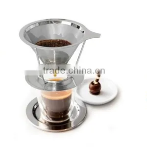 Wholesale Promotion Pour Over 18 8 Stainless Steel Coffee Filter thumbnail-3