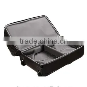 Design Leather Laptop Travel Trolley Luggage Bags, Foldable Traveling Bag thumbnail-4