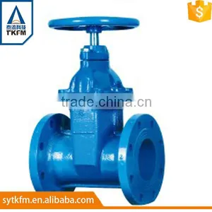 2015 TKFM Water Pipeline Use Flange Connection Dn150 Electric Gate Valve A216 Wcb thumbnail-1