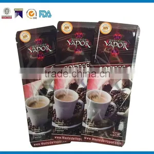 Wholesale Three Side Seal Round Corner Plastic Bag Packaging With Tear Notch for Coffee Supplier's Choice thumbnail-1