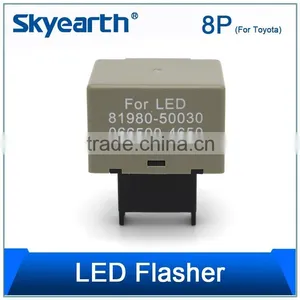 Factory Promotion 12V Car LED Flasher Raly, LED Warning Canceller Auto Parts For Toyota LED Flasher 8P thumbnail-3