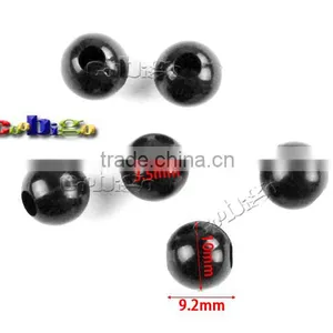 1/8"(3.5mm) Hole Ball Plastic Beads Bell Stopper Cord Ends For Apparel Sportwear Paracord Rope Accessories #FLS192-B thumbnail-1