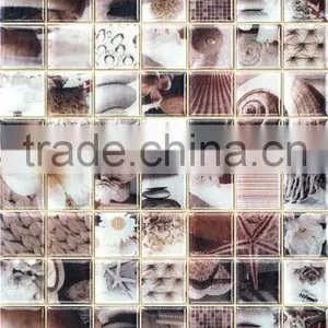 EMBOSS Crystal Glass Mosaic Tile 300*600mm Kitchen Bathroom Tile thumbnail-4