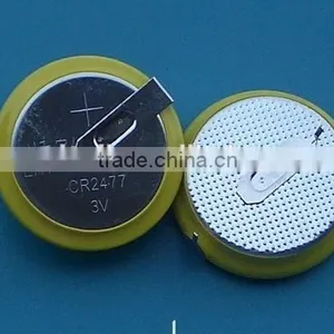 CR2477 Soldering Lithium Battery CR2477 With Pcb Pins Tabs thumbnail-3