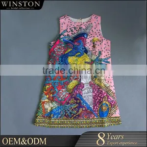 Best Quality Sales for Short Sleeve Medium Girl Dress thumbnail-1