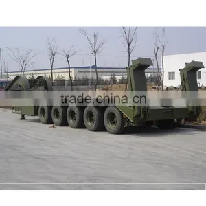 3 Axle 40 Ton Widely Used Low Bed Trailer for Sale in South Africa thumbnail-1