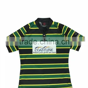 Small MOQ Rugby Shirt , Dry Fit Custom Rugby League Jersey , Sublimated Rugby Shirt thumbnail-5