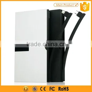 New Arrival Built-in Cable 10000mah High Speed Power Bank thumbnail-1