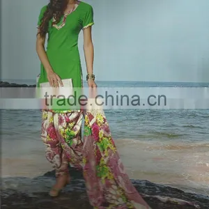 SYNTHENTIC PATIYALA SALWAR KAMEEZ thumbnail-3
