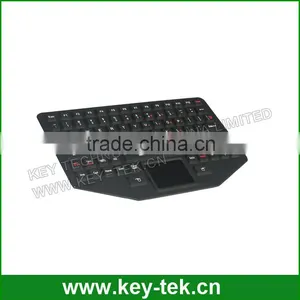 89keys OEM Version Silicone Led Industrial Military Keyboard With Touchpad thumbnail-1