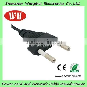 Manufacturer of ac Power Cord 2 Pin Cable for Dryer/computer or Washing Maching thumbnail-2