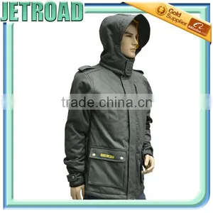 Men's Padded Jacket Parka With Removable Hood thumbnail-1
