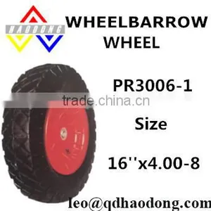 4.00-8 Steel Rim Wheelbarrow Wheels PR3006-1 thumbnail-1