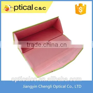 Personalized Microfiber Handmade Triangle Folding Sun Glasses Case Quality Choice thumbnail-3
