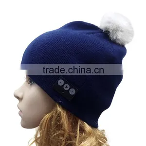 China Bluetooth Beanie Hats for Men & Women Unisex Winter Beanie Caps thumbnail-6