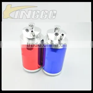 Auto Racing Oil Can Universal Round Aluminium Car Engine Oil Catch Tank thumbnail-4