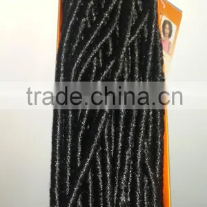 Wholesale Cheap Price Synthetic Hair Extensions Hard or Soft Dreadlocks Weave thumbnail-3