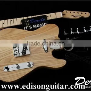MX777 Diy High Quality Solid American Ash Wood Unfinished Electric Guitar Kit thumbnail-1
