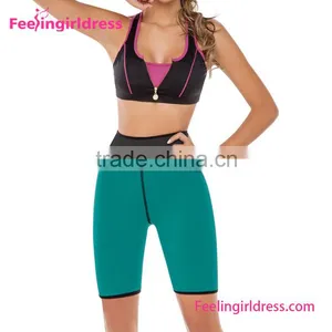 Unisex Neoprene Black Body Shaper Sport Slimming Pants thumbnail-3