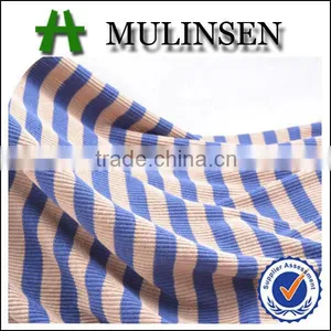 Textile Wholesale Stripe Pattern 65% Polyester 35% Cotton 1x1 Yarn Dyed Fabric thumbnail-1