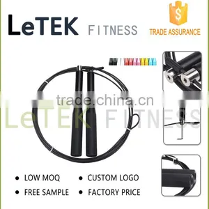 High Quality Adjustable Steel Rope Aluminum Jump Rope thumbnail-1