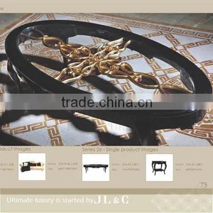 JT26-04 Glass Top Coffee Table With Solid Wood in Living Room From JL&C Furniture Lastest Designs (China Supplier) thumbnail-1
