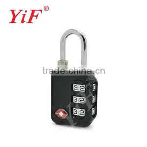 TSA21031,TSA Padlock,Travel Lock,Luggage Lock,Combination Lock,3 Dials Lock by YiFeng thumbnail-1