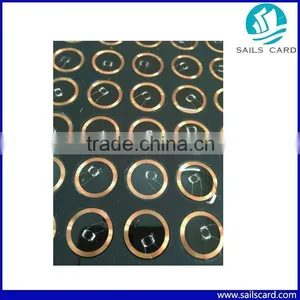 34mm RFID Patrol Tag With One Hole and 3M Glue NFC Tag for Patrol System thumbnail-5