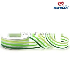 Factory on Sale Transparent Deco Poly Mesh Strape Import Ogranza Lurex Ribbon thumbnail-2